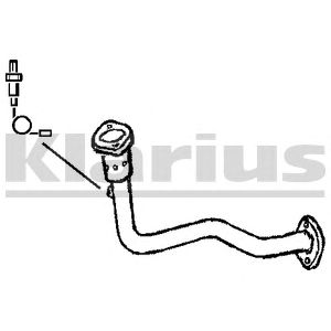 KLARIUS 301197 -  Труба выхлопного газа