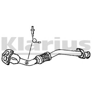 KLARIUS 301228 -  Труба выхлопного газа