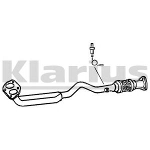 KLARIUS 301393 -  Труба выхлопного газа