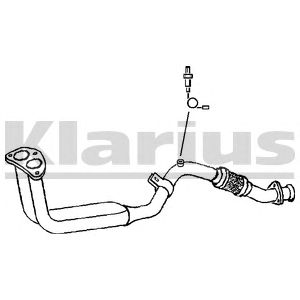 KLARIUS 301448 -  Труба выхлопного газа