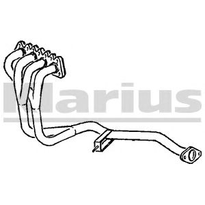 KLARIUS 301592 -  Труба выхлопного газа