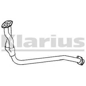 KLARIUS 301598 -  Труба выхлопного газа
