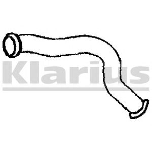 KLARIUS 301643 - Труба выхлопного газа