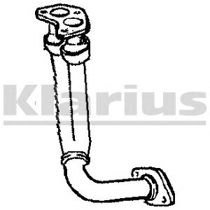 KLARIUS 301664 -  Труба выхлопного газа