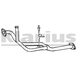 KLARIUS 301665 -  Труба выхлопного газа