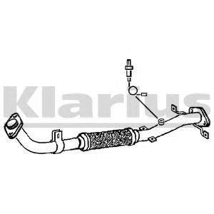 KLARIUS 301738 -  Труба выхлопного газа