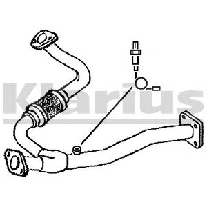 KLARIUS 301786 -  Труба выхлопного газа