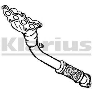 KLARIUS 301863 -  Труба выхлопного газа