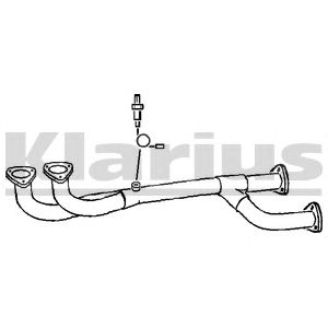 KLARIUS 301890 -  Труба выхлопного газа