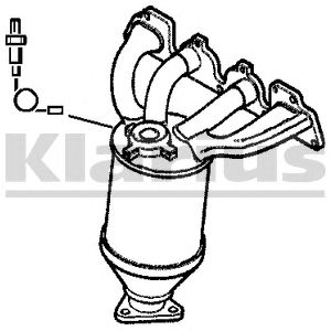 KLARIUS 321702 -  Катализатор