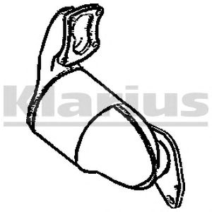 KLARIUS 322075 -  Катализатор