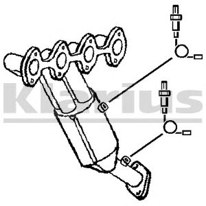 KLARIUS 322504 -  Катализатор