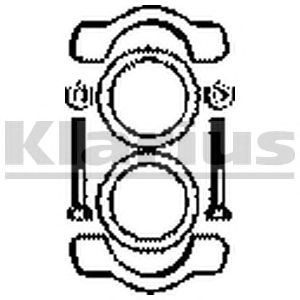KLARIUS 401134 -  Монтажный комплект, система выпуска
