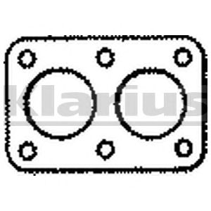 KLARIUS 410023 -  Прокладка, труба выхлопного газа