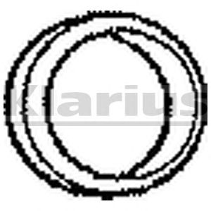 KLARIUS 410080 -  Прокладка, труба выхлопного газа
