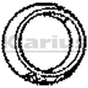 KLARIUS 410126 -  Прокладка, труба выхлопного газа
