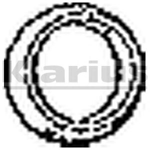 KLARIUS 410145 -  Уплотнительное кольцо, труба выхлопного газа