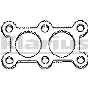 KLARIUS 410234 -  Прокладка, труба выхлопного газа