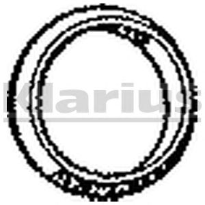 KLARIUS 410333 -  Уплотнительное кольцо, труба выхлопного газа