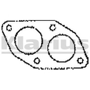 KLARIUS 410405 -  Прокладка, труба выхлопного газа