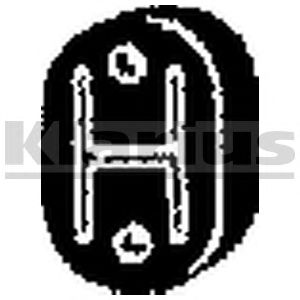 KLARIUS 420080 -  Кронштейн, система выпуска ОГ