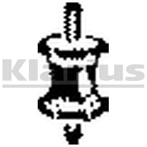 KLARIUS 420148 -  Кронштейн, система выпуска ОГ