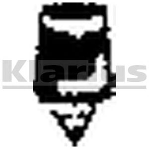 KLARIUS 420300 -  Кронштейн, глушитель