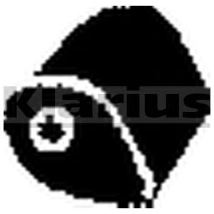 KLARIUS 420317 -  Кронштейн, глушитель