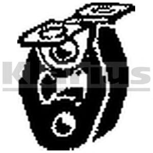 KLARIUS 420558 -  Кронштейн, глушитель