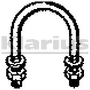KLARIUS 430011 -  Кронштейн, система выпуска ОГ