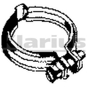 KLARIUS 430134 -  Кронштейн, система выпуска ОГ