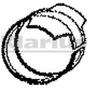 KLARIUS 430146 -  Кронштейн, система выпуска ОГ