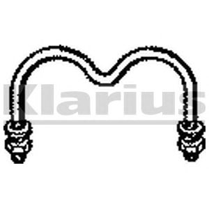 KLARIUS 430170 -  Кронштейн, система выпуска ОГ
