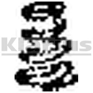 KLARIUS 430392 -  Кронштейн, система выпуска ОГ
