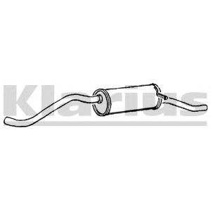 KLARIUS an465b -  Глушитель выхлопных газов конечный