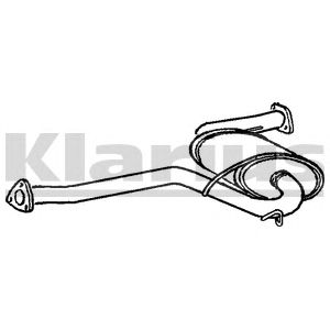 KLARIUS ar172a -  Средний глушитель выхлопных газов