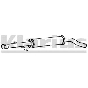 KLARIUS au274h -  Средний глушитель выхлопных газов