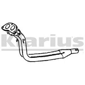 KLARIUS bl18b - Труба выхлопного газа