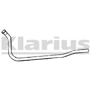 KLARIUS fd612e - Труба выхлопного газа