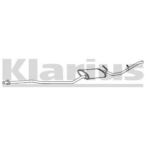 KLARIUS fd932j -  Глушитель выхлопных газов конечный