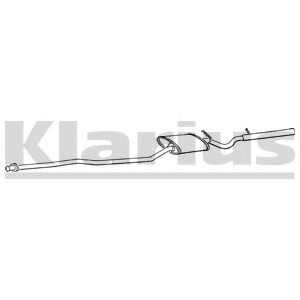 KLARIUS fd936d -  Глушитель выхлопных газов конечный