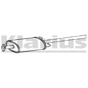 KLARIUS fe1043g -  Средний глушитель выхлопных газов