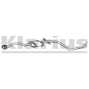 KLARIUS fe145w -  Средний глушитель выхлопных газов