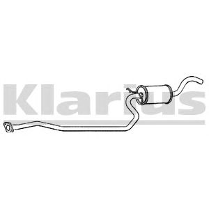 KLARIUS fe151l -  Средний глушитель выхлопных газов