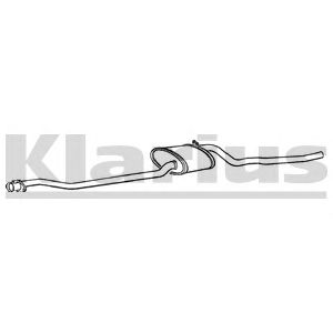 KLARIUS fe160a -  Средний глушитель выхлопных газов