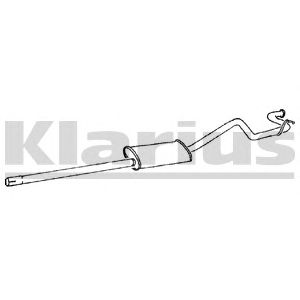 KLARIUS fe263x -  Глушитель выхлопных газов конечный