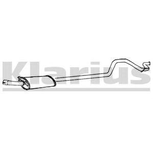 KLARIUS fe535x -  Глушитель выхлопных газов конечный