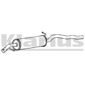 KLARIUS fe550b -  Средний глушитель выхлопных газов