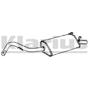 KLARIUS fe615e -  Глушитель выхлопных газов конечный