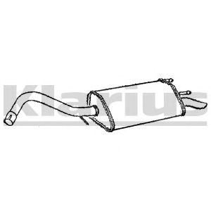 KLARIUS fe618b -  Глушитель выхлопных газов конечный